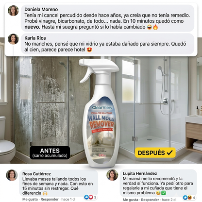 Removedor de Suciedad Superficies Limpias en Minutos